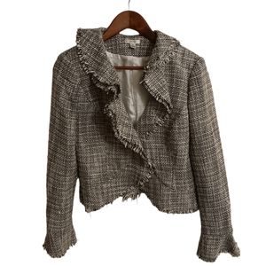 CACHE Woven Sweater coat